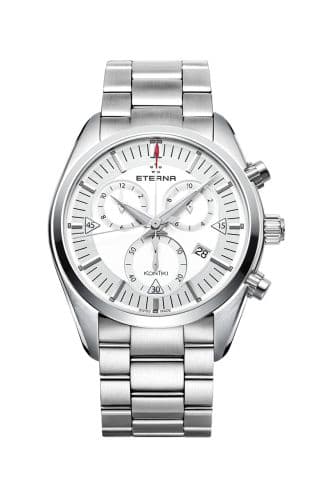 Eterna KonTiki Quartz Chronograph Silver / Bracelet
