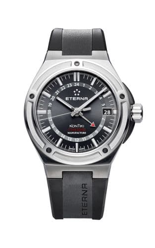 Eterna Royal KonTiki GMT Black / Rubber