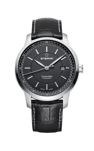 Eterna Tangaroa Three-Hands Black / Strap