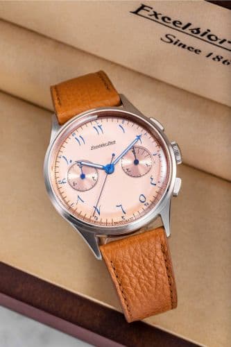 Excelsior Park Chronograph Stainless Steel / Salmon / Perpetuel