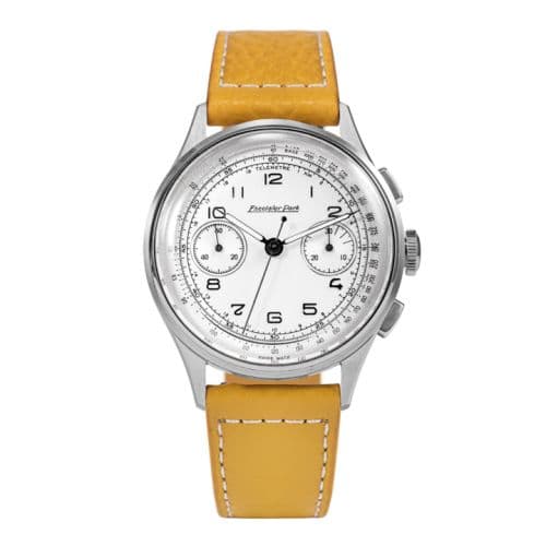 Excelsior Park Chronograph Stainless Steel / White / Yellow-Brown Matte