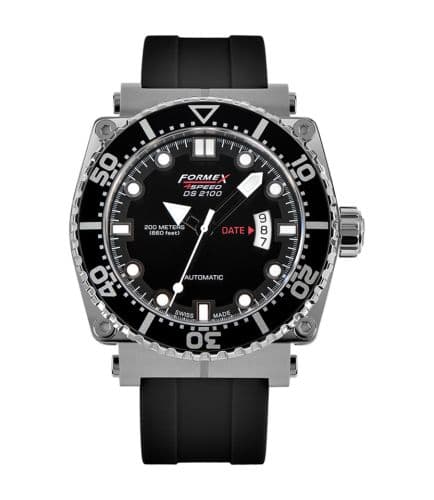 Formex Diver Automatic Black / Rubber