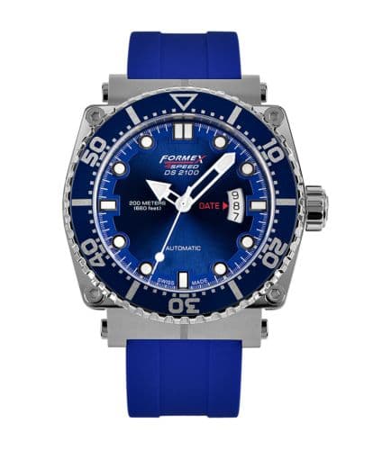 Formex Diver Automatic Blue / Rubber