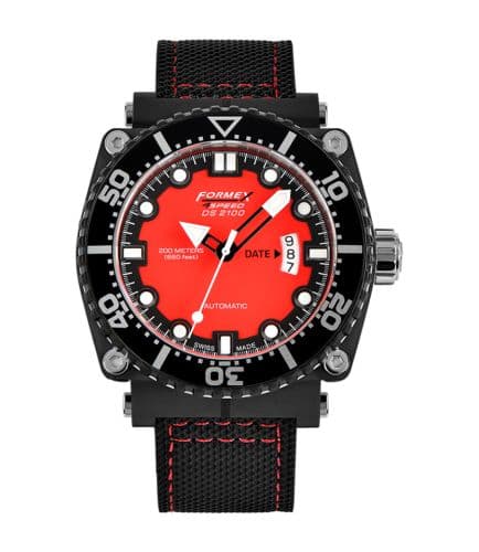 Formex Diver Automatic Red / Calf