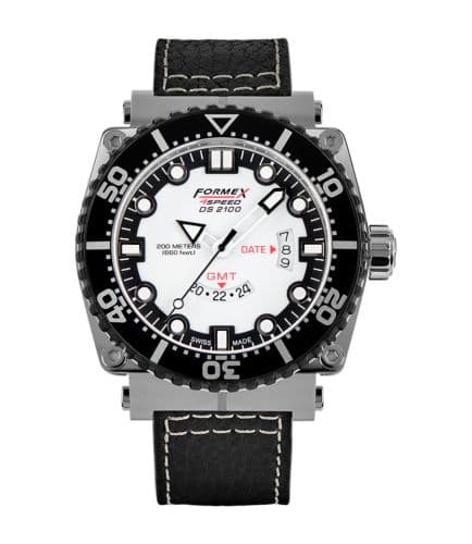 Formex Diver Quartz GMT White / Calf