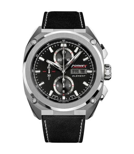 Formex Element Automatic Chronograph Full Steel / Black / Calf