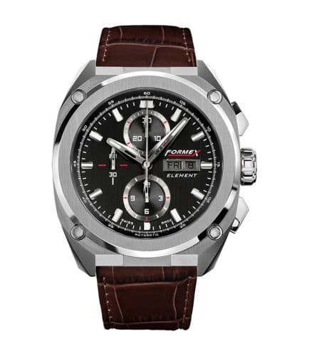 Formex Element Automatic Chronograph Full Steel / Black / Croco