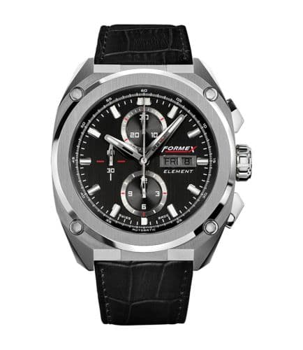 Formex Element Automatic Chronograph Full Steel / Black / Croco