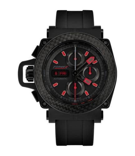 Formex Motorsport Automatic Chronograph PVD / Carbon Bezel / Black / Limited Edition / Rubber