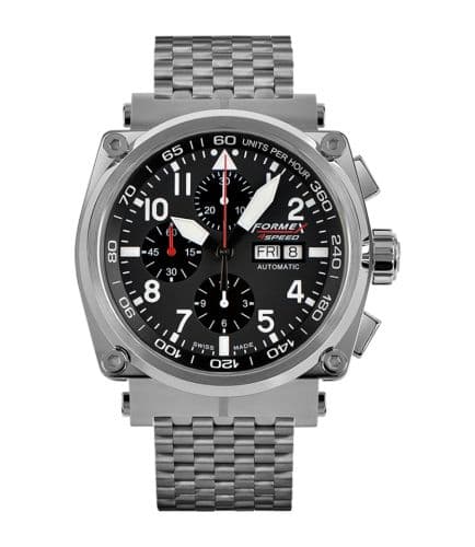 Formex Pilot Automatic Chronograph Black / Bracelet