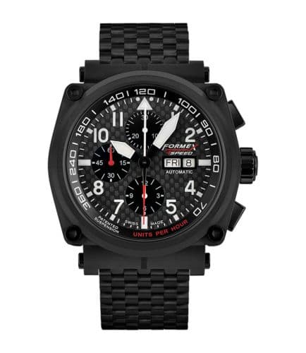 Formex Pilot Automatic Chronograph PVD / Carbon Fibre / Limited Edition / Bracelet