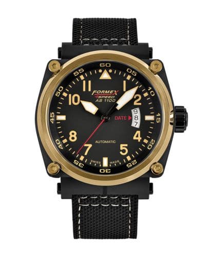 Formex Pilot Automatic Gold / Black / Calf