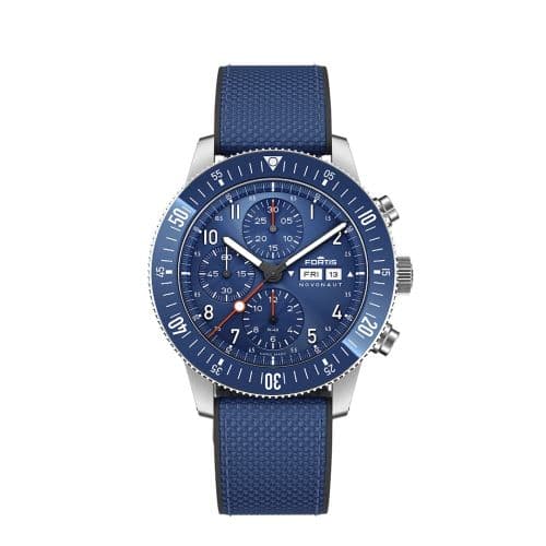 Fortis Novonaut N-42 Cobalt Blue Edition / Hybrid Strap