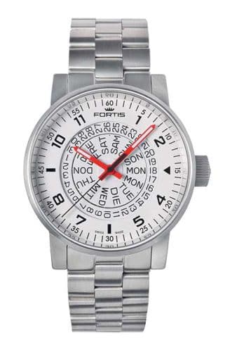 Fortis Spacematic Counterrotation White