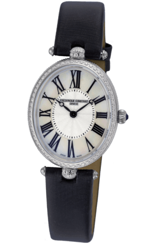 Frederique Constant Art Deco Oval Stainlesss Steel - Diamond / Silver