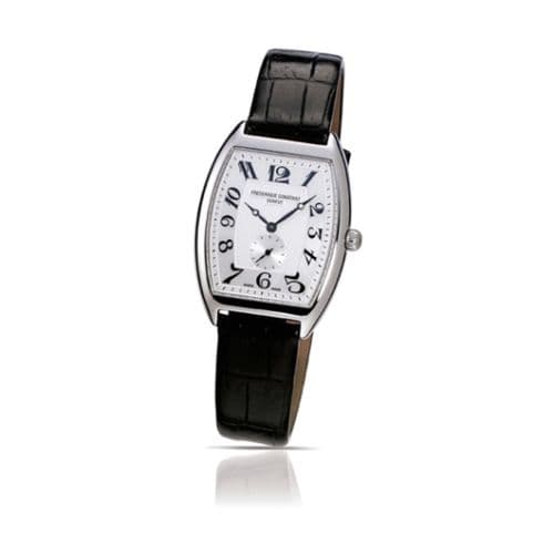 Frederique Constant Art Deco Tonneau Small Second Stainless Steel / Silver