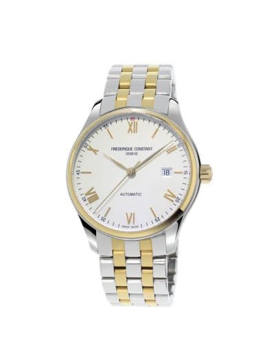 Frederique Constant Classic Automatic Stainless Steel - Yellow Gold / Silver / Bracelet