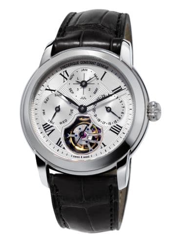 Frederique Constant Classic Tourbillon Perpetual Calendar Manufacture / Silver /