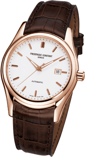 Frederique Constant Clear Vision Automatic Rose Gold / White