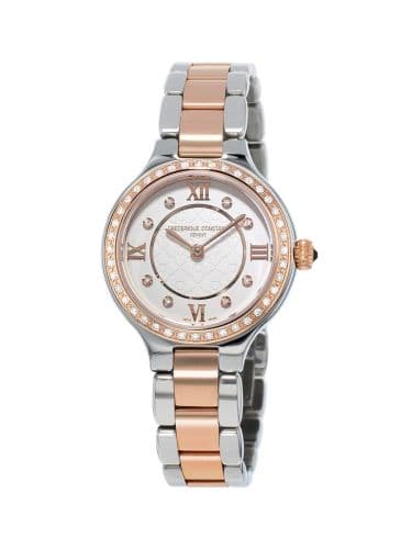 Frederique Constant Constant Classic Delight Stainless Steel - Rose Gold - Diamond / Silver / Bracelet