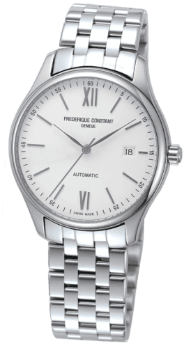Frederique Constant Index Automatic Stainless Steel / Silver / Bracelet