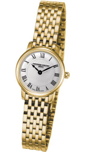 Frederique Constant Slimline Mini Yellow Gold / Silver / Bracelet