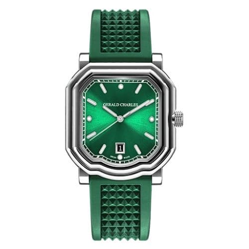 Gerald Charles Maestro 2.0 Ultra Thin Stainless Steel / Green