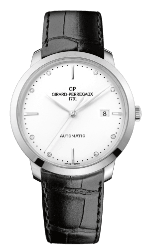 Girard-Perregaux 1966 40 Stainless Steel Black Alligator Strap