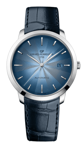Girard-Perregaux 1966 40 Stainless Steel Blue Alligator Strap