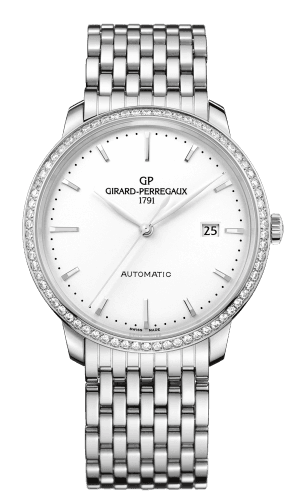 Girard-Perregaux 1966 40 Stainless Steel Bracelet Diamond
