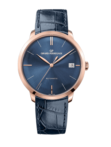 Girard-Perregaux 1966 41 Pink Gold / Blue