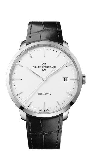 Girard-Perregaux 1966 44 Stainless Steel Black Alligator Strap