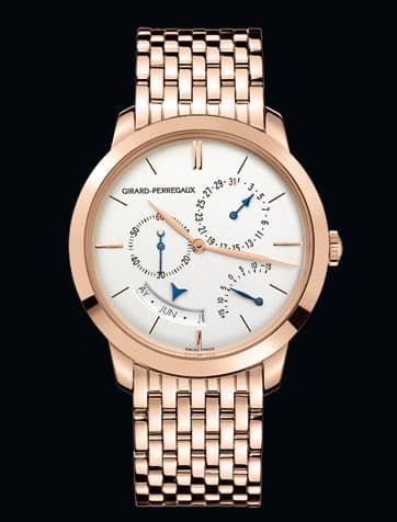 Girard-Perregaux 1966 Annual Calendar Equation of Time Pink Gold Bracelet