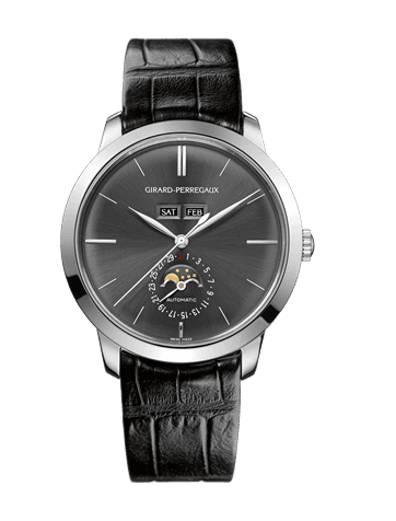 Girard-Perregaux 1966 Full Calendar White Gold Grey