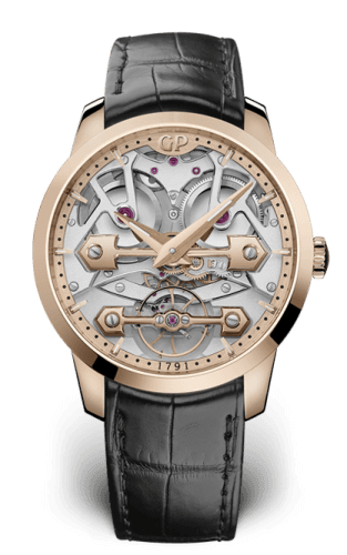 Girard-Perregaux Classic Bridges 45mm Pink Gold / Alligator