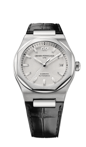 Girard-Perregaux Laureato 38 Automatic Stainless Steel / Silver / Alligator