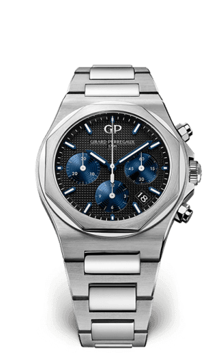 Girard-Perregaux Laureato 38 Chronograph Stainless Steel / Black / Bracelet