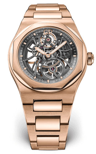 Girard-Perregaux Laureato 42 Automatic Skeleton Pink Gold / Bracelet