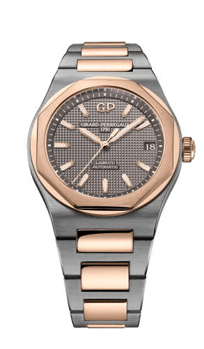 Girard-Perregaux Laureato 42 Automatic Titanium / Pink Gold / Grey
