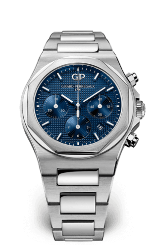 Girard-Perregaux Laureato 42 Chronograph Stainless Steel / Blue / Bracelet