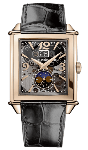 Girard-Perregaux Vintage 1945 XXL Large Date and Moonphases Pink Gold / Grey Sapphire