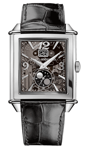 Girard-Perregaux Vintage 1945 XXL Large Date and Moonphases Stainless Steel / Grey Sapphire