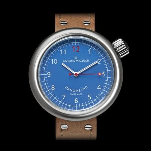 Giuliano Mazzuoli Manometro Brushed / Blue