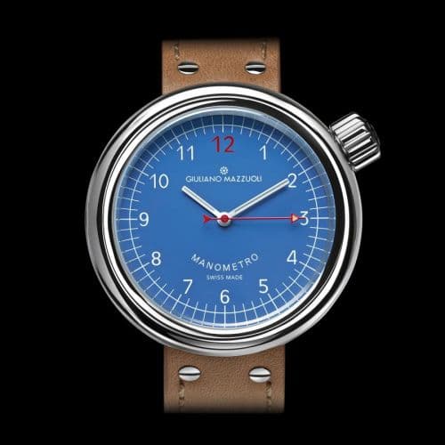 Giuliano Mazzuoli Manometro Polished / Blue