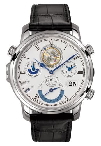 Glashütte Original Grande Cosmopolite Tourbillon Platinum / Silver