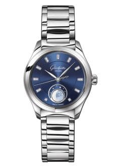 Glashütte Original Lady Serenade Luna Stainless Steel / Blue / Bracelet