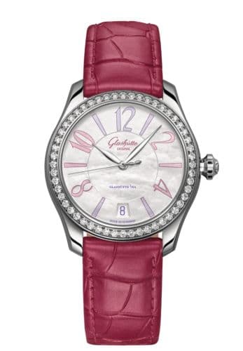 Glashütte Original Lady Serenade Stainless Steel - Diamond / MOP / Alligator - Folding