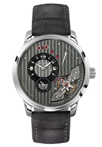 Glashütte Original PanoInverse Stainless Steel / Black / Alligator / Folding