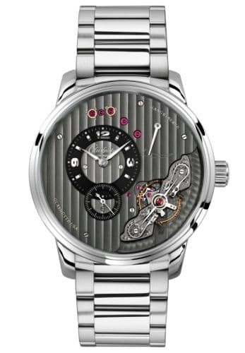 Glashütte Original PanoInverse Stainless Steel / Black / Bracelet