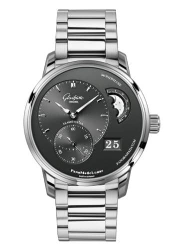 Glashütte Original PanoMatic Lunar Stainless Steel / Grey / Bracelet